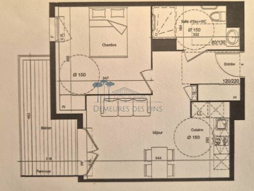 Appartement à vendre 186 375 € 2 pièces 1 chambre 39 m² Étage 2/3 Bayonne 64100