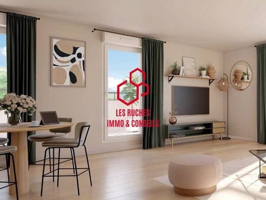 Appartement à vendre 128 859 € 1 pièce 26,9 m² RDC Sud Ouest Melun 77000