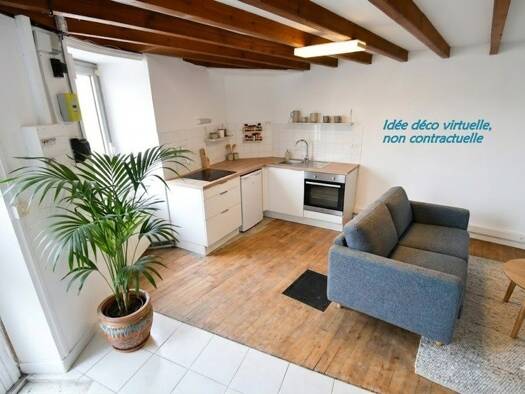 Maison de ville à vendre 39 900 € 3 pièces 2 chambres 52 m² Nord Barbezieux-Saint-Hilaire 16300