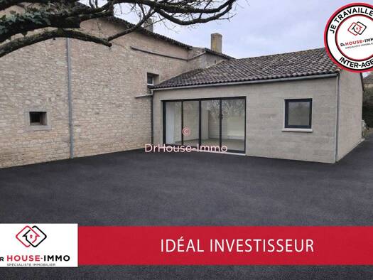 Maison à vendre 108 885 € 3 pièces 1 chambre 56 m² 600 m² de terrain Neuville-de-Poitou 86170