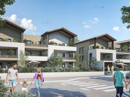 Appartement à vendre - neuf 150 200 € 2 pièces 1 chambre 48,6 m² dès le 30/09/2026 Chatiou-Duchesne Romans-sur-Isère 26100