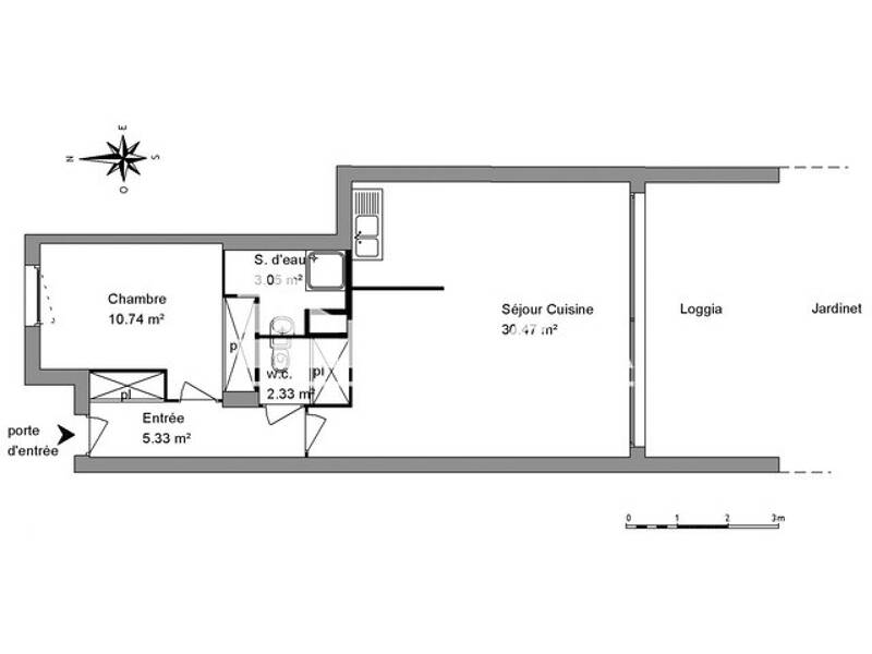 Maison à louer, 52m², MONTPELLIER