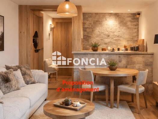 Appartement à vendre 300 000 € 2 pièces 1 chambre 30,42 m² Étage 1/3 Chamonix Sud-Bois du Bouchet Chamonix-Mont-Blanc 74400