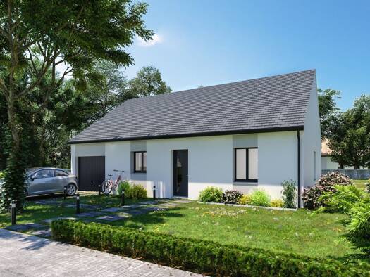 Terrain avec maison neuve à vendre 225 389 € 4 pièces 3 chambres 89,5 m² 625 m² de terrain Ressons-sur-Matz 60490