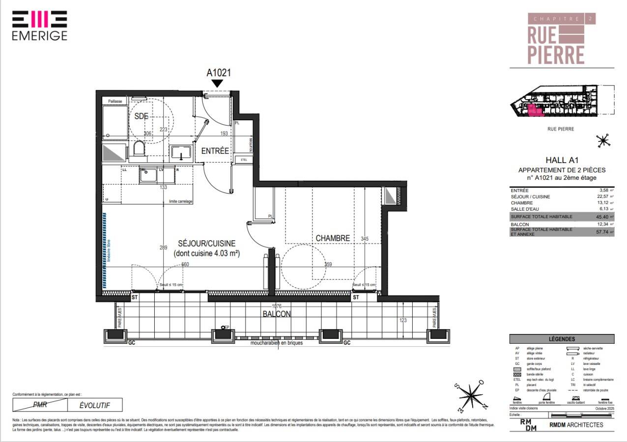 Maison à louer, 45m², SAINT OUEN