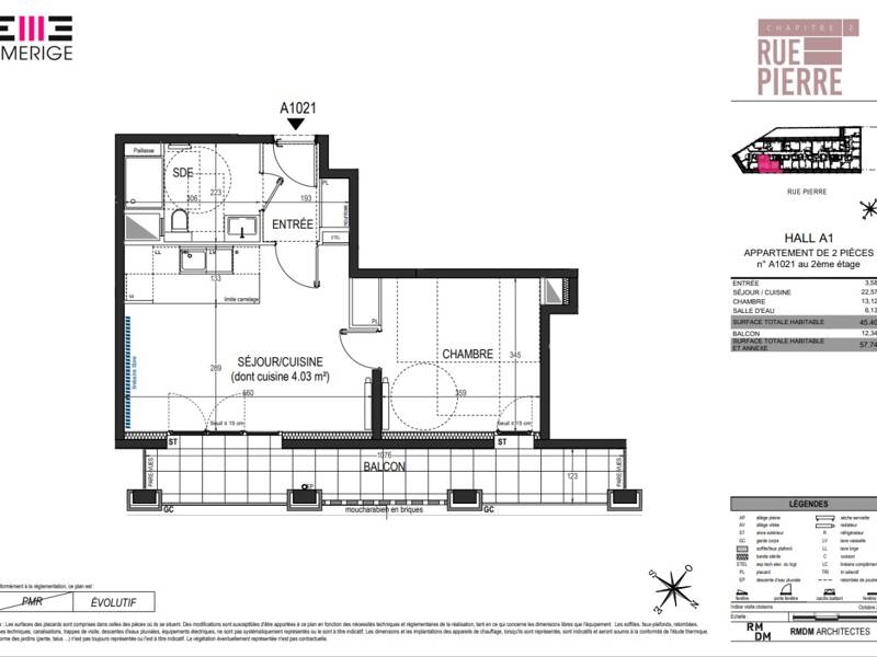 Maison à louer, 45m², SAINT OUEN