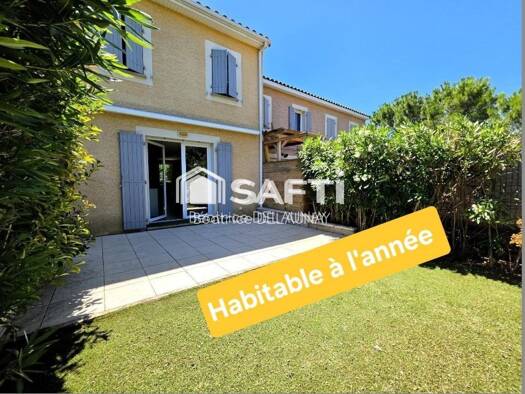 Maison à vendre 231 000 € 4 pièces 3 chambres 66 m² 60 m² de terrain Calvisson 30420