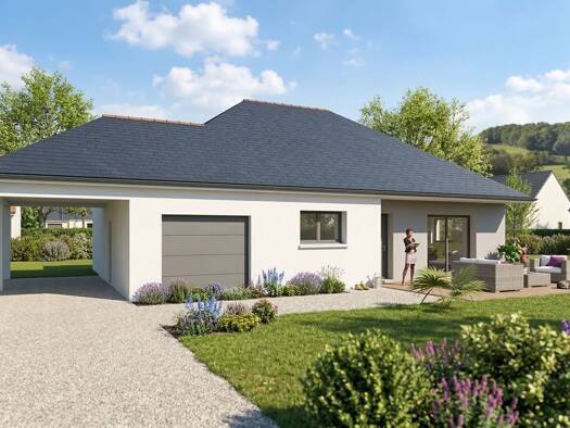 Terrain avec maison neuve à vendre 219 874 € 4 pièces 3 chambres 99 m² 294 m² de terrain Parigné-sur-Braye 53100