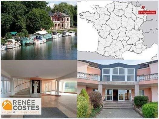 Appartement en viager occupé Bouquet 89 040 € 4 pièces 2 chambres 70 m² Étage 2/2 Beausoleil Sarreguemines 57200