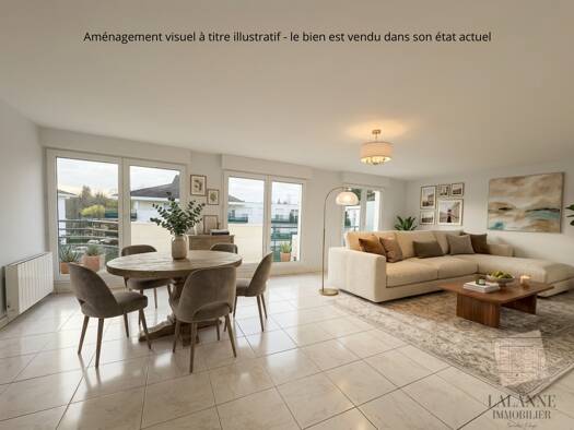 Appartement à louer 1 550 € 4 pièces 2 chambres 100,2 m² Étage 2/2 Gradignan 33170