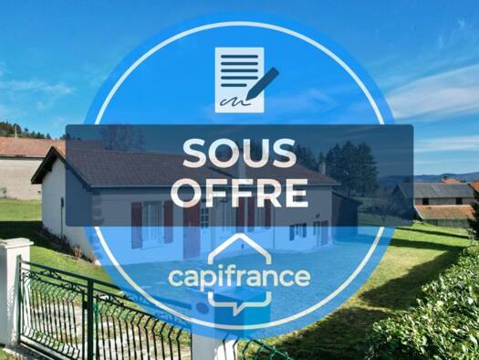 Maison à vendre 125 000 € 5 pièces 3 chambres 120 m² 1 525 m² de terrain Laprugne 03250