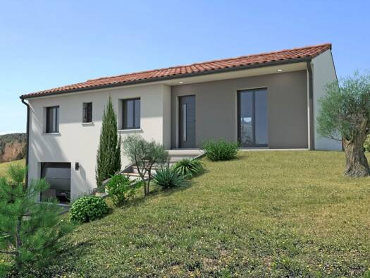 Terrain avec maison neuve à vendre 201 000 € 6 pièces 4 chambres 95 m² 1 111 m² de terrain Saussenac 81350