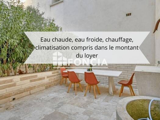 Appartement à louer 695 € 2 pièces 1 chambre 47,9 m² RDC Carmes-Infirmieres-Thiers Avignon 84000