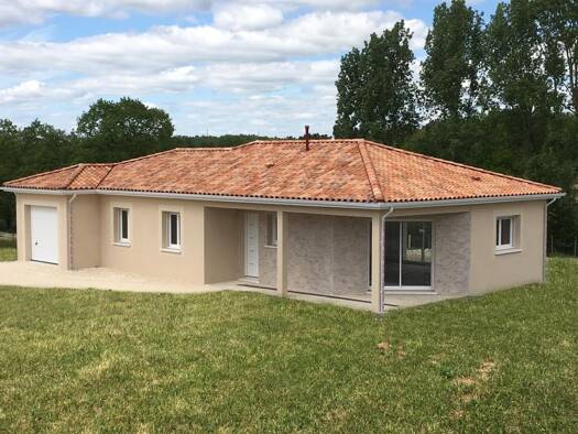 Terrain avec maison neuve à vendre 170 000 € 1 chambre 90 m² Saint-Jean-de-Côle 24800