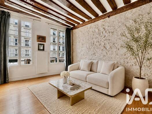 Appartement à vendre 540 000 € 2 pièces 1 chambre 40 m² Étage 1/5 Paris 4ème arrondissement 75004