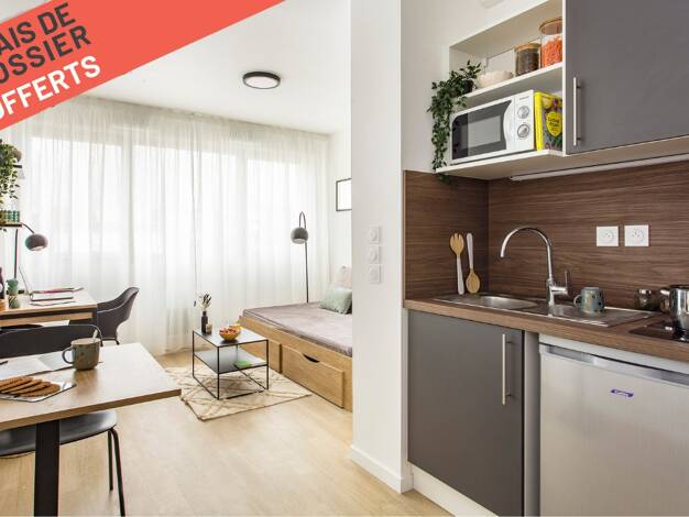 Studio à louer - logement étudiant 444 € 1 pièce 17 m² Hommelet Roubaix 59100