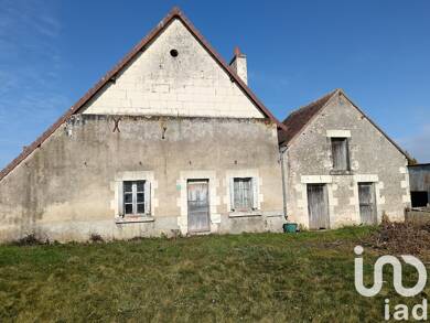 Maison à vendre 35 000 € 2 pièces 1 chambre 43 m² 1 990 m² de terrain Poulaines 36210