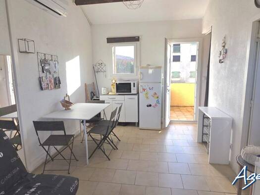 Appartement à vendre 110 000 € 2 pièces 1 chambre 30,25 m² RDC Saint-Pierre-La-Mer Fleury 11560