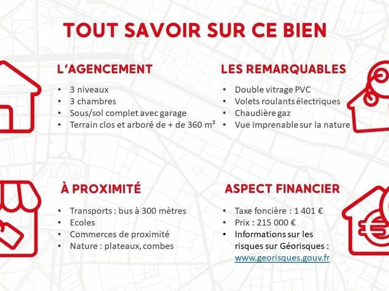 Maison à vendre, 75m², DIJON