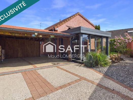 Maison de plain-pied à vendre 364 000 € 6 pièces 3 chambres 127 m² 545 m² de terrain Arc-sur-Tille 21560