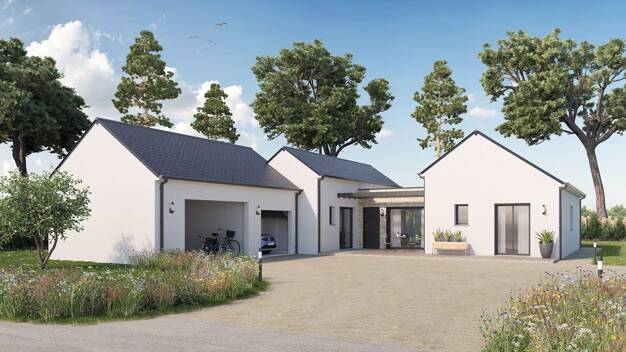 Terrain avec maison neuve à vendre 359 011 € Locoal-Mendon 56550