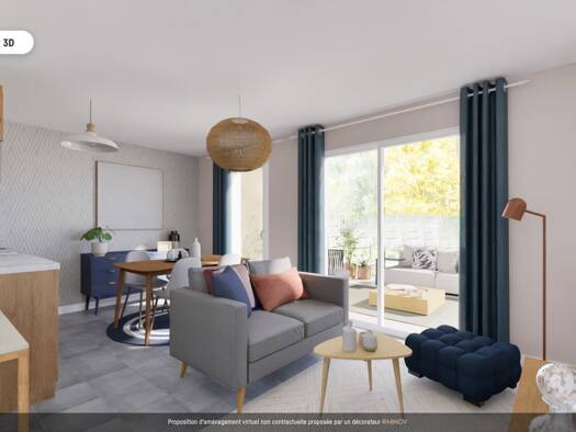 Appartement à vendre 135 000 € 2 pièces 1 chambre 45,5 m² RDC Cornebarrieu 31700