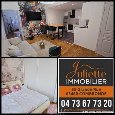 Appartement à vendre 128 000 € 2 pièces 1 chambre 51 m² Dernier étage, Étage 2/2 Riom 63200