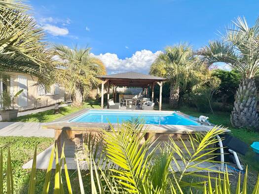 Maison de plain-pied à vendre 665 600 € 4 pièces 3 chambres 142,8 m² 900 m² de terrain Mestras Gujan-Mestras 33470
