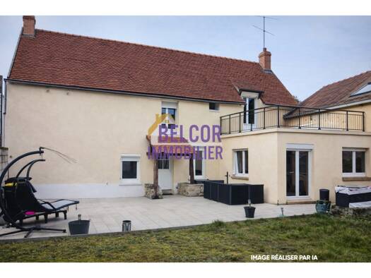 Maison à vendre 180 200 € 7 pièces 5 chambres 160 m² 370 m² de terrain Échilleuses 45390