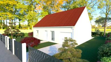 Terrain avec maison neuve à vendre 155 000 € Jussy 02480