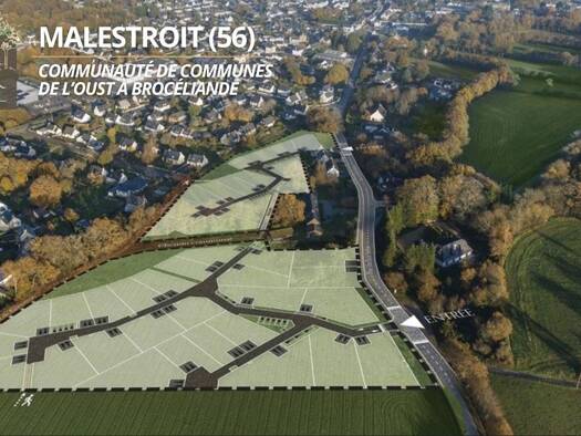 Terrain constructible à vendre 59 000 € 536 m² de terrain Malestroit 56140