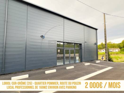Espace bureau à louer 2 000 € 169 m² de bureaux Loriol sur Drome 26270