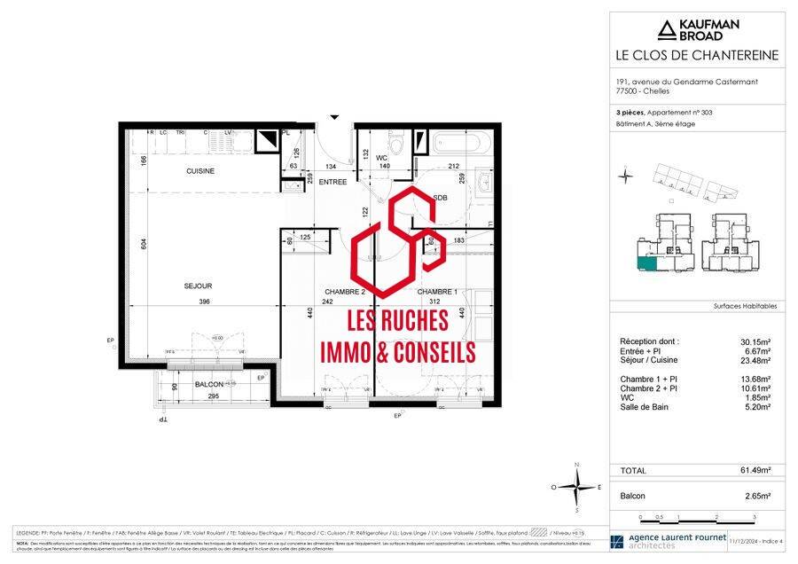 Maison à vendre, 60m², CHELLES