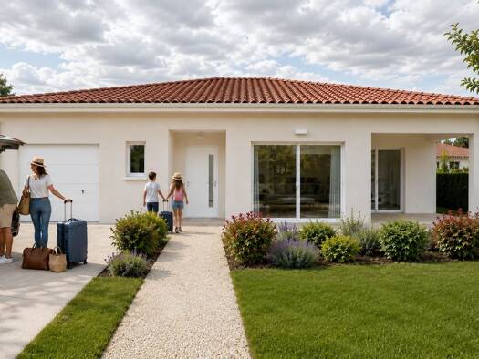 Terrain avec maison neuve à vendre 327 600 € 4 pièces 3 chambres 105 m² 443 m² de terrain Crémieu 38460