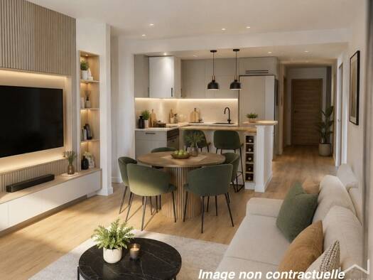 Appartement à vendre - Première occupation 198 000 € 2 pièces 1 chambre 44 m² Étage 2/4 Bordeaux Sud Bordeaux 33800