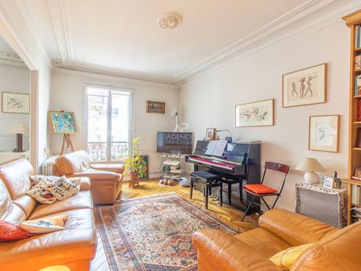 Appartement en viager 403 270 € 3 pièces 1 chambre 67 m² Étage 4/6 Grandes Carrières-Clichy Paris 18ème arrondissement 75018