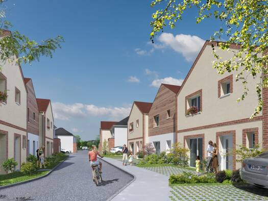 Maison à vendre - neuf 259 000 € 6 pièces 3 chambres 115 m² 100 m² de terrain Nord Ouest Luisant 28600