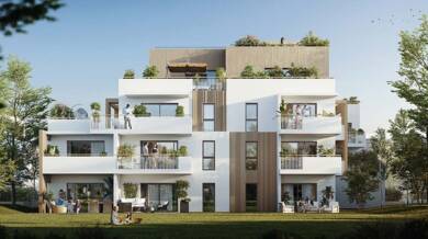 Appartement à vendre - Neuf 309 000 € 3 pièces 2 chambres 64 m² disponible à partir du 31/12/2026 Bois Saint Lys-Florigny Carquefou 44470