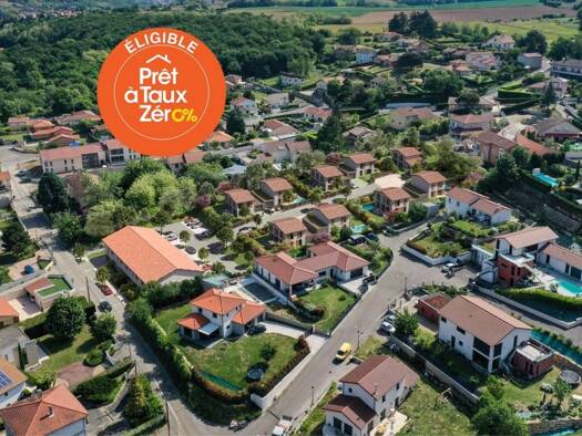 Terrain constructible viabilisé à vendre 149 000 € 456 m² de terrain Ternay 69360