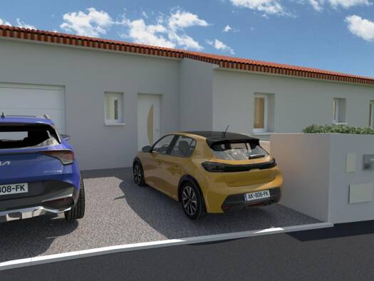 Terrain avec maison neuve à vendre 269 000 € 4 pièces 3 chambres 90 m² 371 m² de terrain Corneilhan 34490