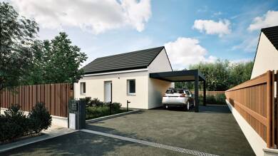 Maison de plain-pied à vendre 133 171 € 3 pièces 2 chambres 48,9 m² 394 m² de terrain Thérouldeville 76540