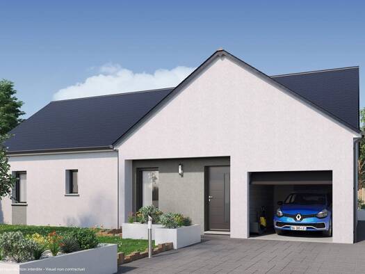 Terrain avec maison neuve à vendre 172 710 € 4 pièces 3 chambres 89 m² 1 850 m² de terrain Bonnes 86300