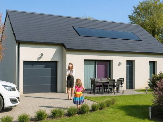 Terrain avec maison neuve à vendre 253 700 € 3 pièces 2 chambres 81 m² 578 m² de terrain Luc-la-Primaube 12450