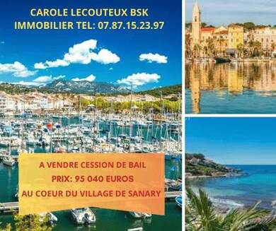 Immeuble à vendre 95 040 € 49 m² Centre Ville Sanary-sur-Mer 83110