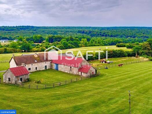 Ferme équestre à vendre 890 000 € 220 m² 374 415 m² de terrain Fontenai-les-Louvets 61420