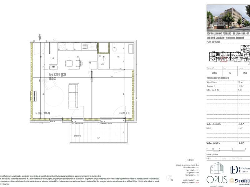 Maison à louer, 45m², CLERMONT FERRAND