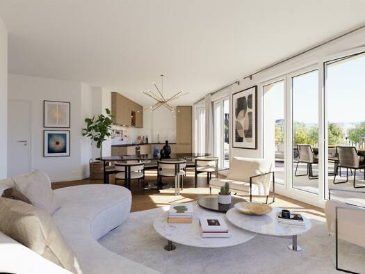 Appartement à vendre - neuf 250 000 € 3 pièces 2 chambres 66 m² Étage 1/3 César-Terrier-Villard Noir Pontcharra 38530