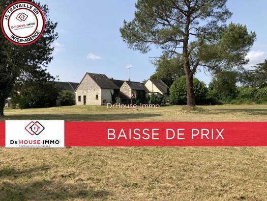 Maison à vendre 169 000 € 9 pièces 3 chambres 238 m² 4 514 m² de terrain Bréhémont 37130