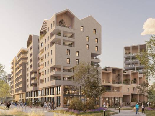 Appartement à vendre - neuf 364 000 € 3 pièces 2 chambres 63,64 m² Port Marianne - Richter Montpellier 34000