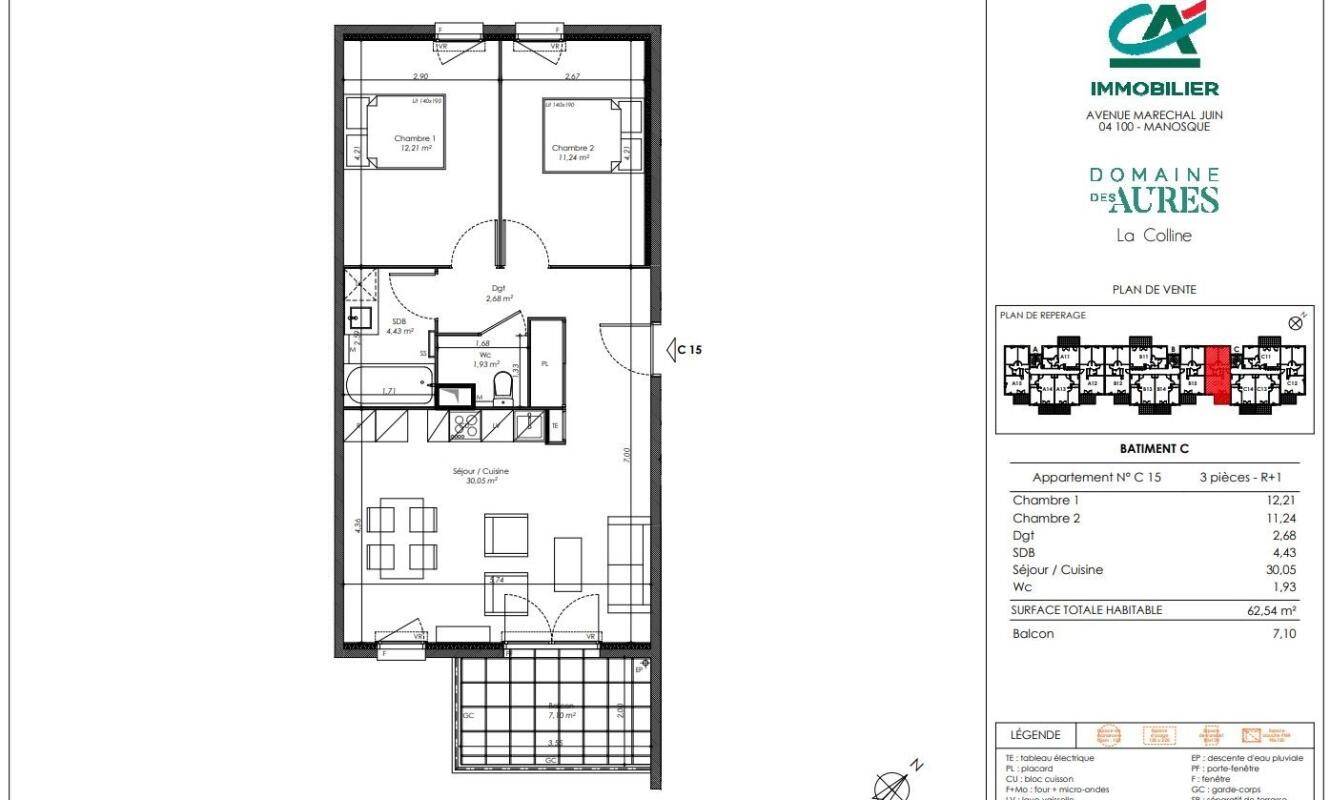 Maison à louer, 62m², MANOSQUE